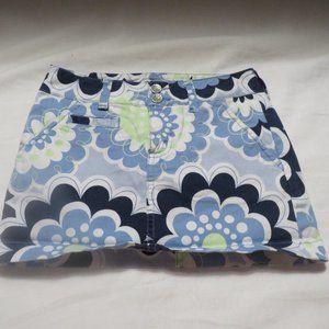 Girls Roxy Hunter Blue Floral Skirt